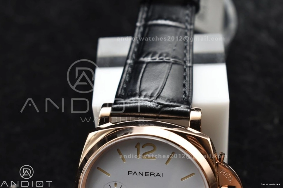 Dial P White Black OnTrend VSF 983 on Due 42mm Edition Strap Luminor PAM1336 Leather Best 0430
